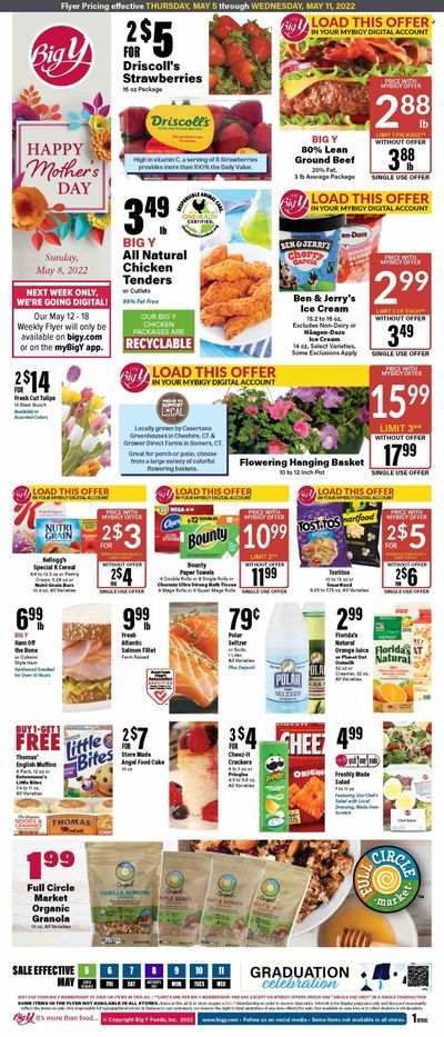 Big Y (CT, MA) Weekly Ad Flyer May 5 to May 12