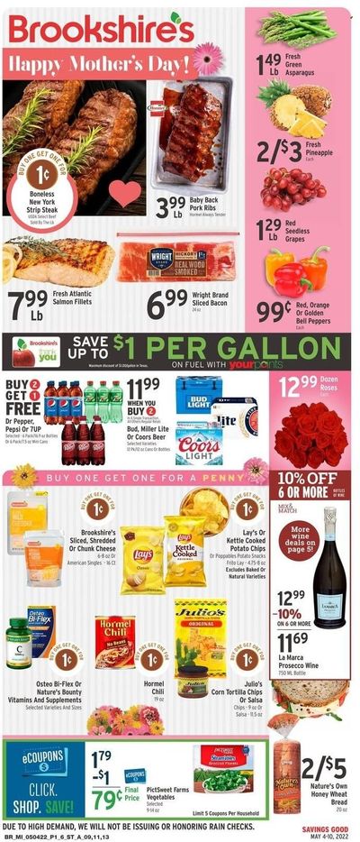 Brookshires (AR, LA, TX) Weekly Ad Flyer May 5 to May 12
