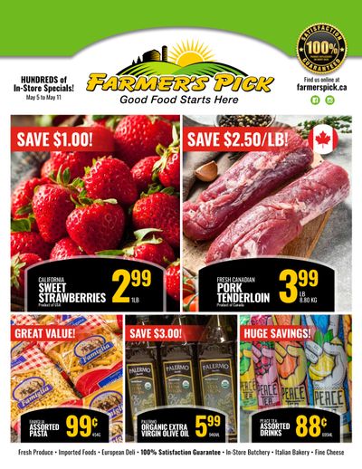 Farmer's Pick Flyer May 5 to 11