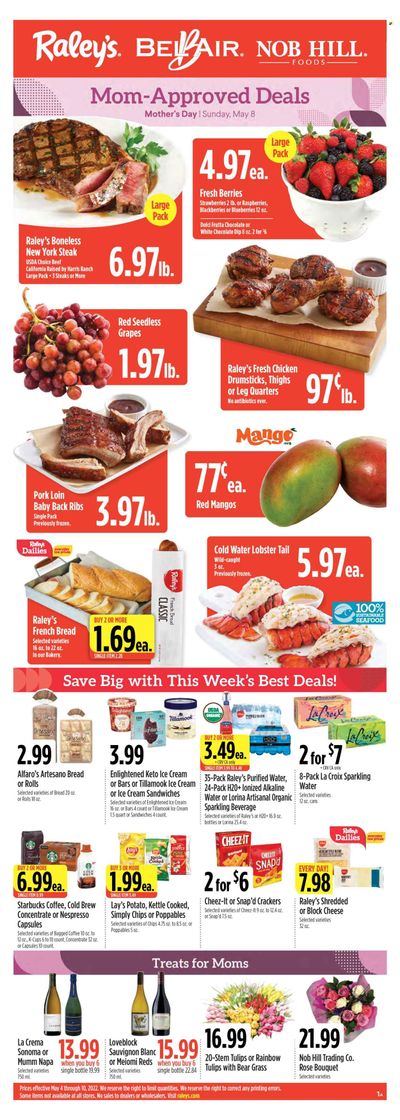 Raley's (CA, NV) Weekly Ad Flyer May 5 to May 12