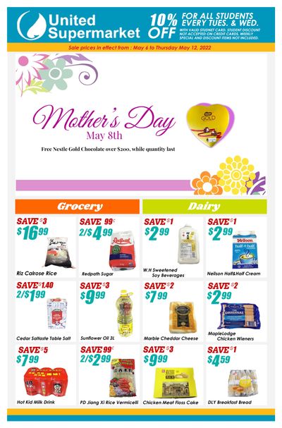 United Supermarket Flyer May 6 to 12
