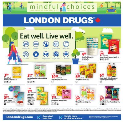 London Drugs Mindful Choices Flyer May 6 to June 1