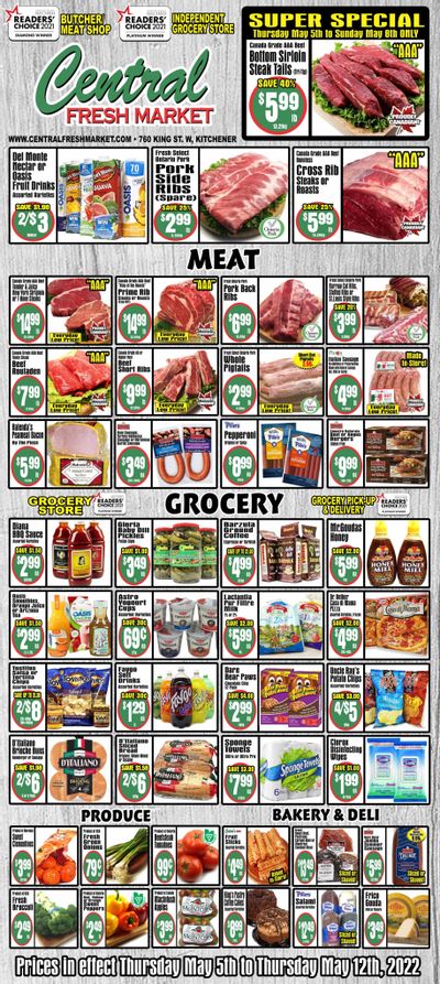 Central Fresh Market Flyer May 5 to 12
