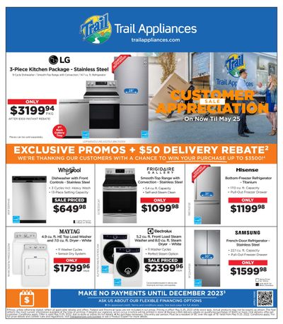 Trail Appliances (BC) Flyer May 5 to 25