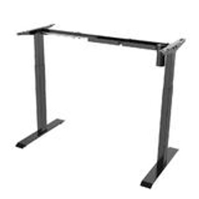 Electric Sit to Stand Adjustable Desk Riser Frame (Table Top Not Included) Black For $235.99 At PrimeCables Canada