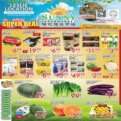 Sunny Supermarket (Leslie) Flyer May 6 to 12
