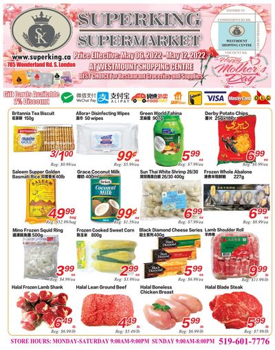 Superking Supermarket (London) Flyer May 6 to 12