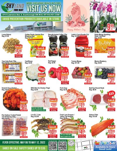 Skyland Food Mart Flyer May 6 to 12