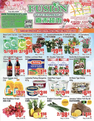 Fusion Supermarket Flyer May 6 to 12