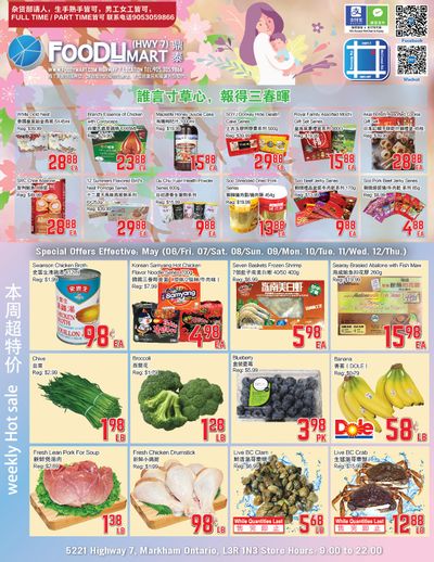 FoodyMart (HWY7) Flyer May 6 to 12