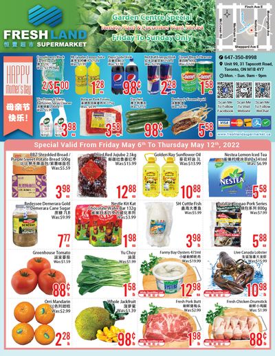 FreshLand Supermarket Flyer May 6 to 12