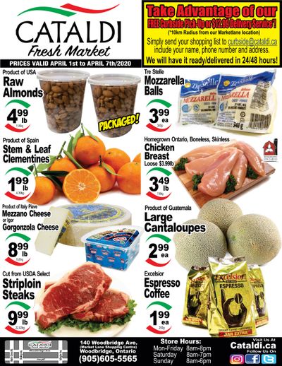 Cataldi Fresh Market Flyer April 1 to 7