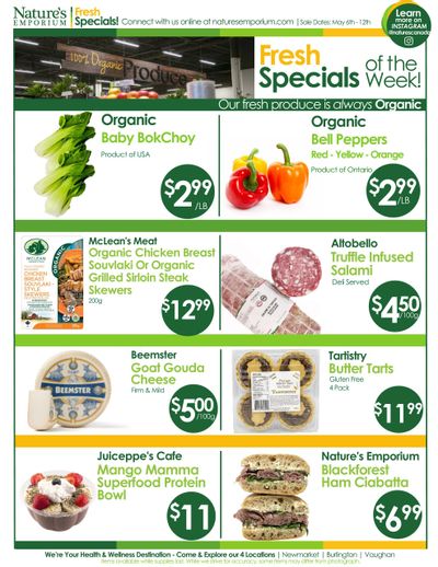 Nature's Emporium Weekly Flyer May 6 to 12