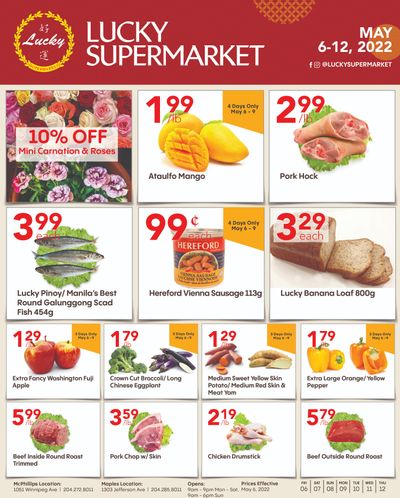 Lucky Supermarket (Winnipeg) Flyer May 6 to 12