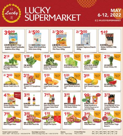 Lucky Supermarket (Calgary) Flyer May 6 to 12