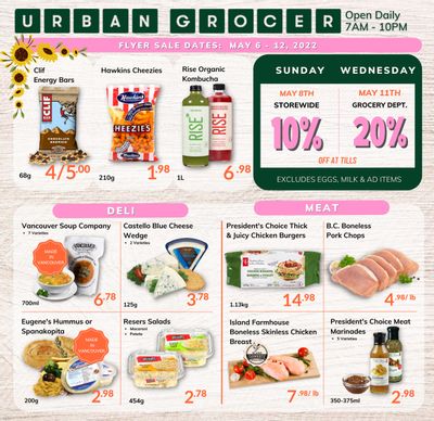 Urban Grocer Flyer May 6 to 12
