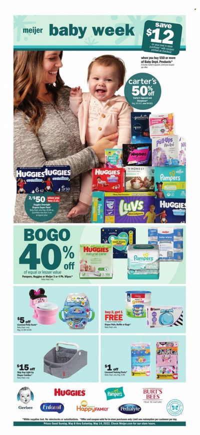 Meijer (IL, IN, KY, MI, OH, WI) Weekly Ad Flyer May 8 to May 15