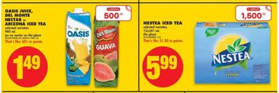 No Frills Ontario: Oasis Juice 49 Cents After PC Optimum Points And Printable Coupon