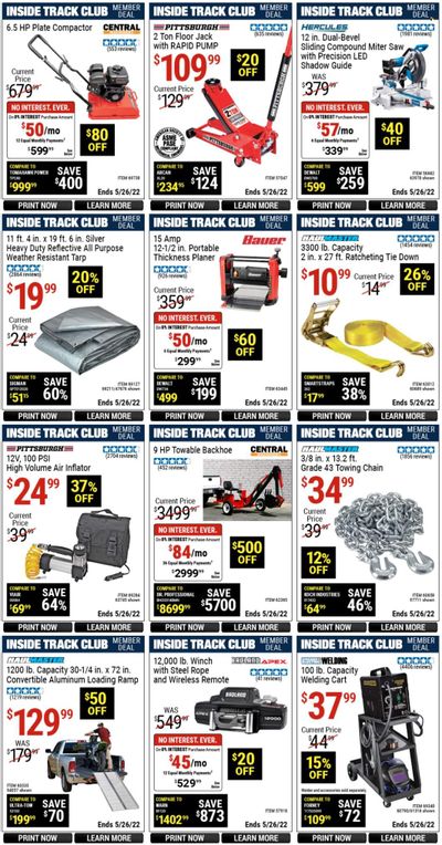 Harbor Freight Weekly Ad Flyer May 10 to May 17