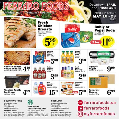 Ferraro Foods Flyer May 10 to 23