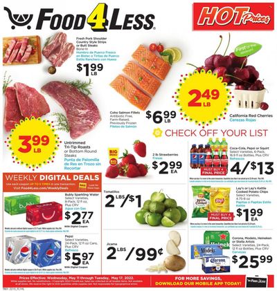 Food 4 Less (CA) Weekly Ad Flyer May 10 to May 17