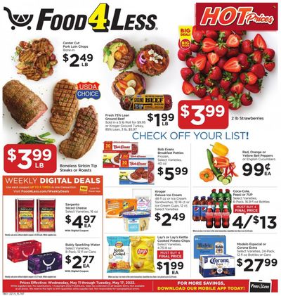 Food 4 Less (IN) Weekly Ad Flyer May 10 to May 17