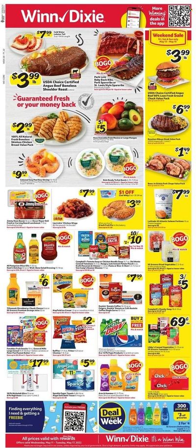 Winn Dixie (AL, FL, GA, LA) Weekly Ad Flyer May 10 to May 17