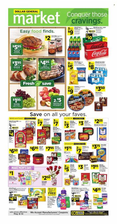 Dollar General (IN, OH) Weekly Ad Flyer May 10 to May 17