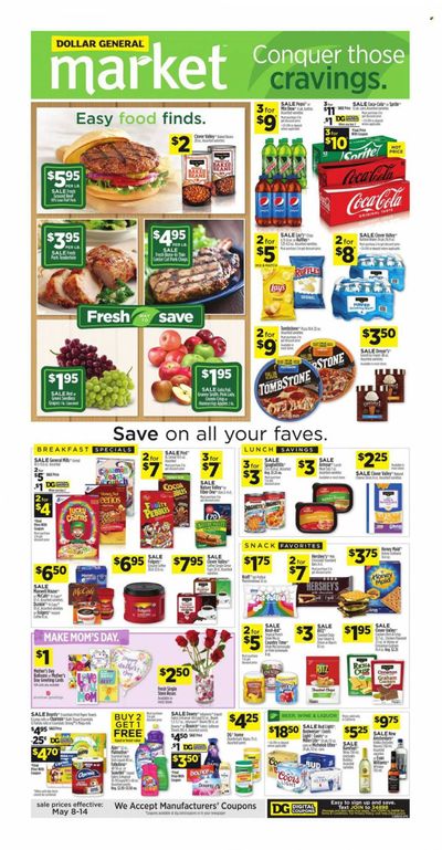 Dollar General (CA) Weekly Ad Flyer May 10 to May 17