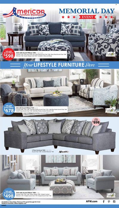 American Furniture Warehouse (AZ, CO, TX) Weekly Ad Flyer May 11 to May 18