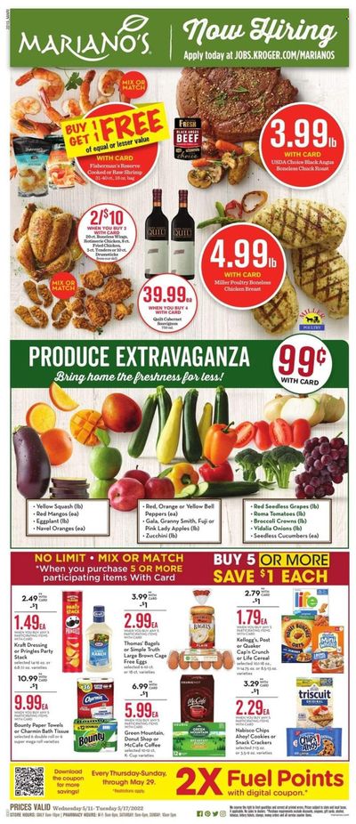 Mariano’s (IL) Weekly Ad Flyer May 11 to May 18