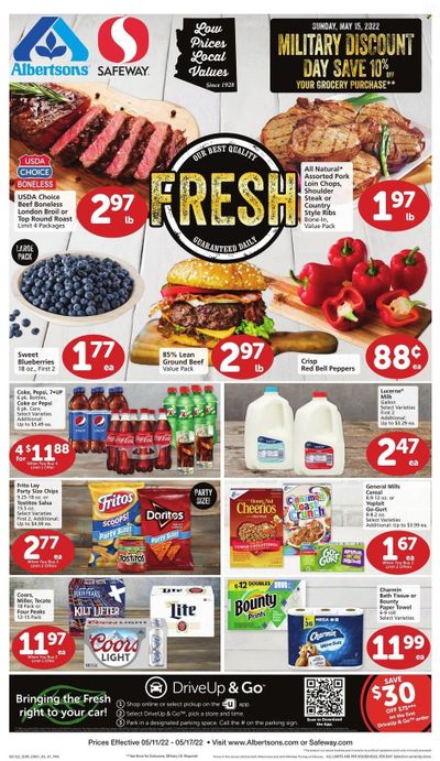 Safeway (AZ, CO, ID, MT, NE, NM) Weekly Ad Flyer May 11 to May 18