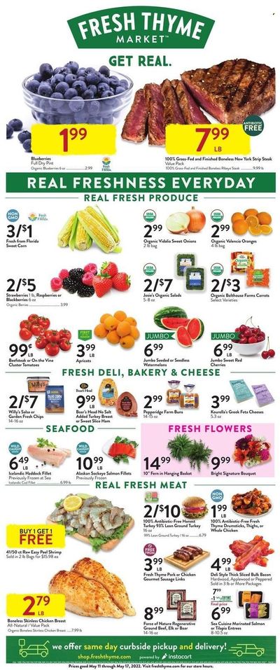 Fresh Thyme Weekly Ad Flyer May 11 to May 18