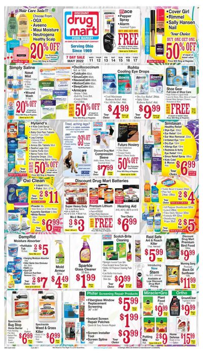 Discount Drug Mart (OH) Weekly Ad Flyer May 11 to May 18