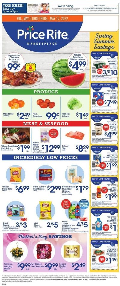 Price Rite (CT, MA, MD, NH, NJ, NY, PA, RI) Weekly Ad Flyer May 11 to May 18 Price Rite (CT, MA, MD, NH, NJ, NY, PA, RI) Weekly Ad Flyer May 11 to May 18