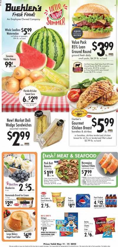 Buehler's (OH) Weekly Ad Flyer May 11 to May 18