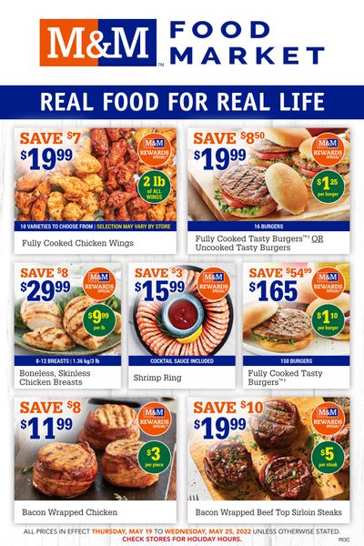 M&M Food Market (Atlantic & West) Flyer May 12 to 18