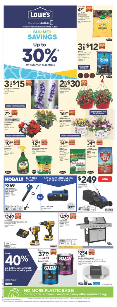 Lowe's Flyer May 12 to 18