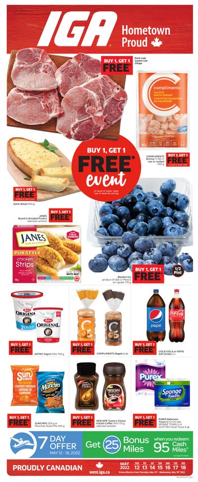 IGA (West) Flyer May 12 to 18 IGA (West) Flyer May 12 to 18