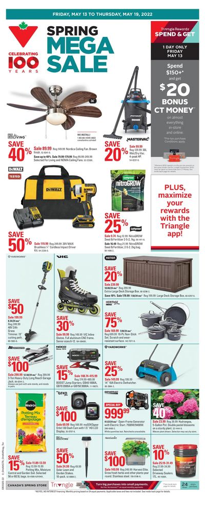 Canadian Tire (ON) Flyer May 13 to 19