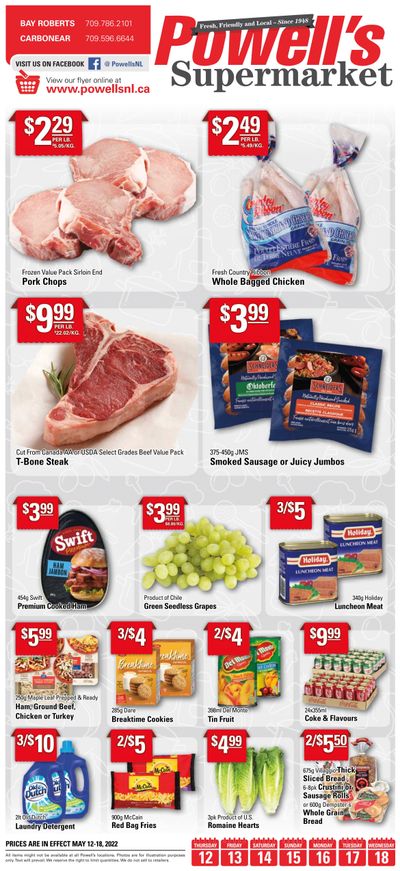 Powell's Supermarket Flyer May 12 to 18
