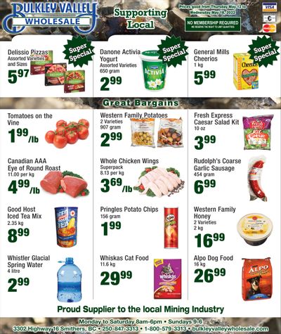 Bulkley Valley Wholesale Flyer May 12 to 18