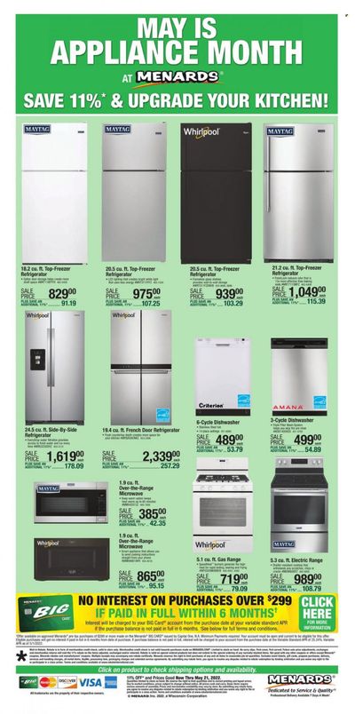 Menards Weekly Ad Flyer May 11 to May 18