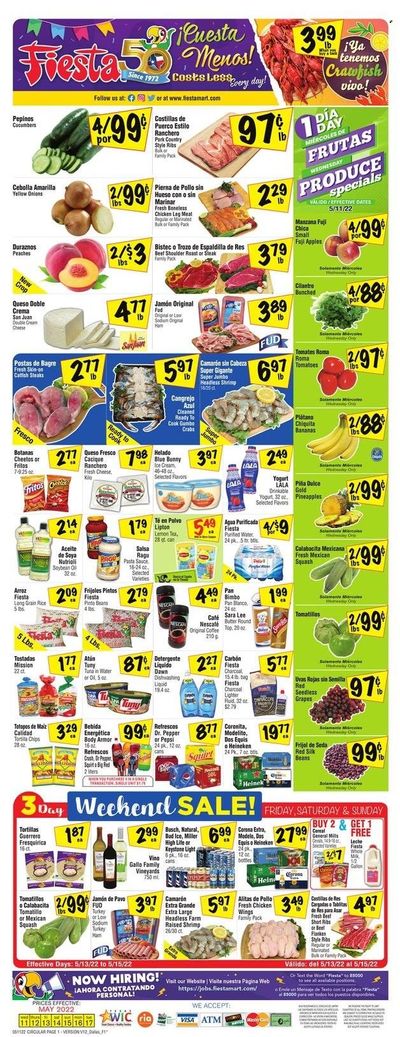 Fiesta Mart (TX) Weekly Ad Flyer May 11 to May 18