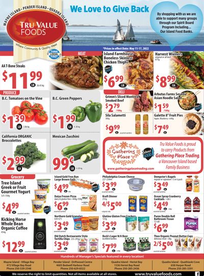 Tru Value Foods Flyer May 11 to 17