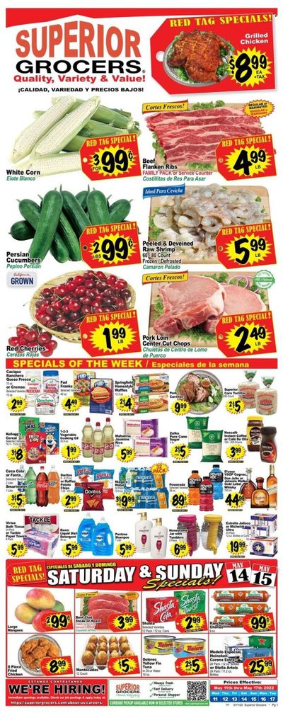 Superior Grocers (CA) Weekly Ad Flyer May 11 to May 18