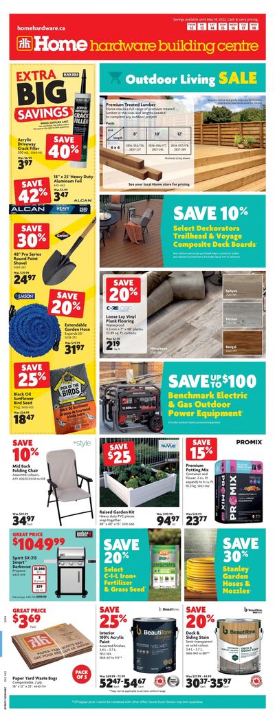 Home Hardware Building Centre (Atlantic) Flyer May 12 to 18