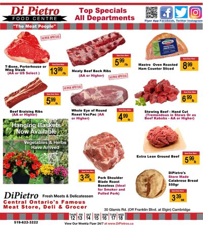 Di Pietro Food Centre Flyer May 12 to 18
