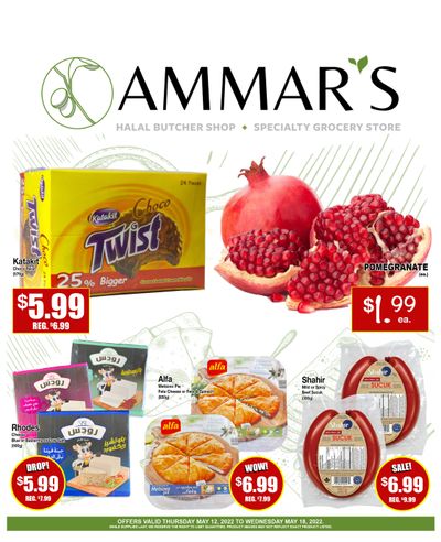 Ammar's Halal Meats Flyer May 12 to 18