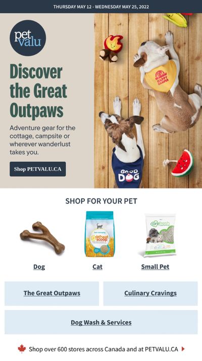 Pet Valu Flyer May 12 to 25